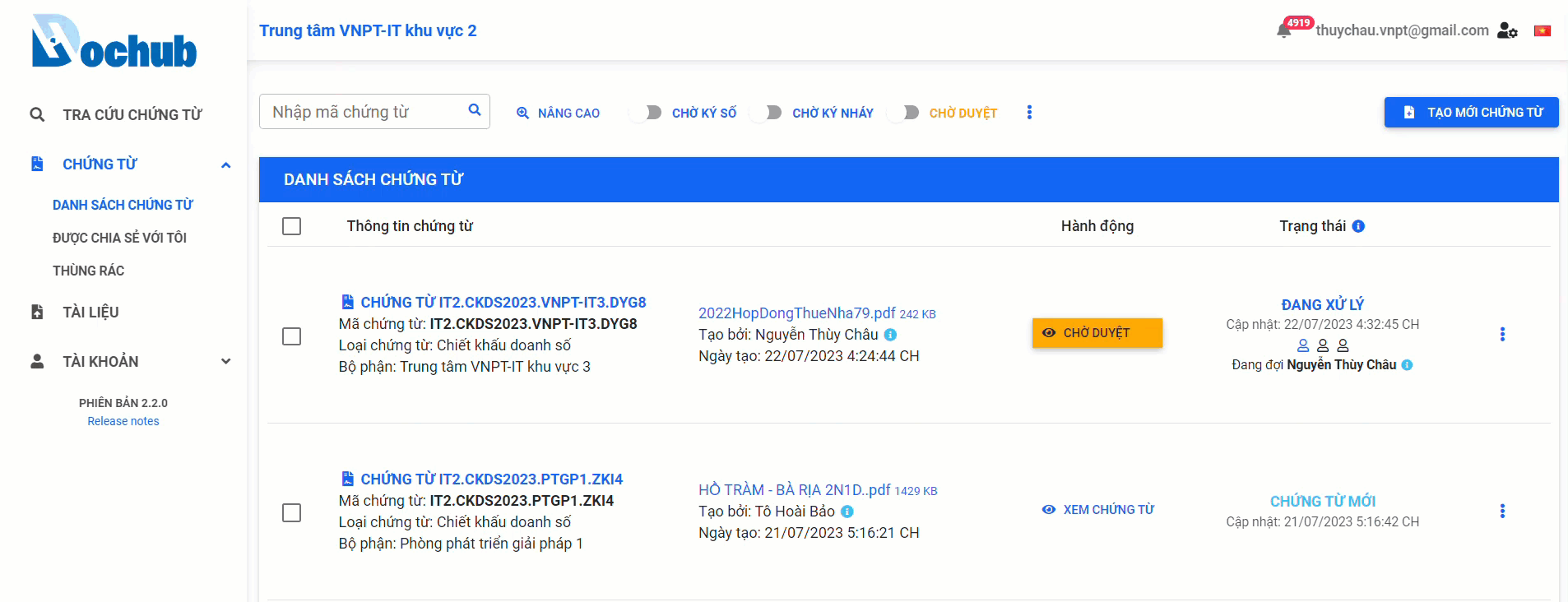 Approve with two-factor authentication