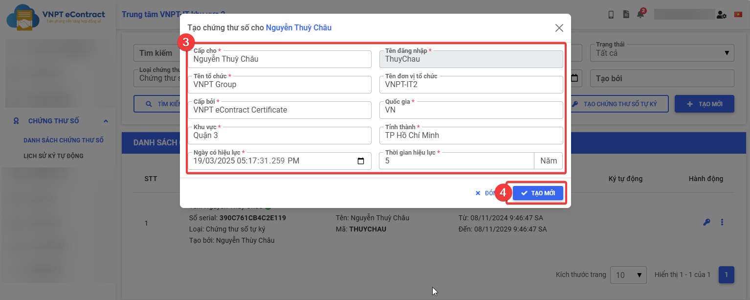 Create self-signed digital certificate