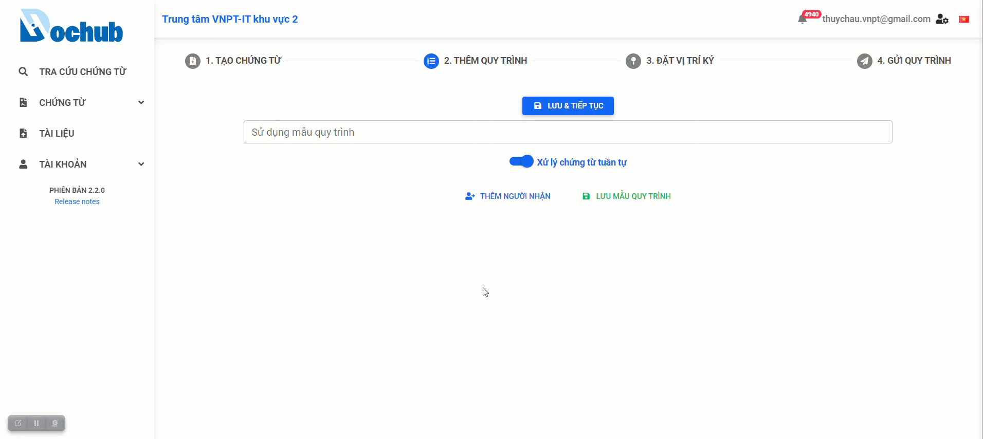 Directly adding recipients